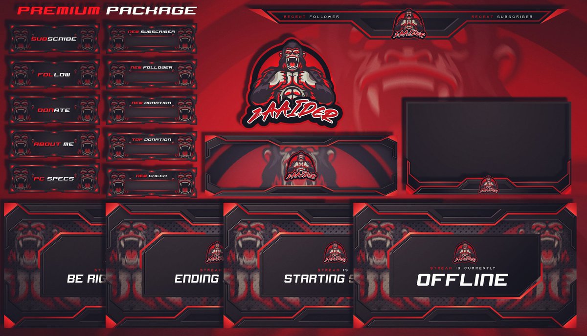 GraphicsHealer's tweet image. New overlays dm to order noe