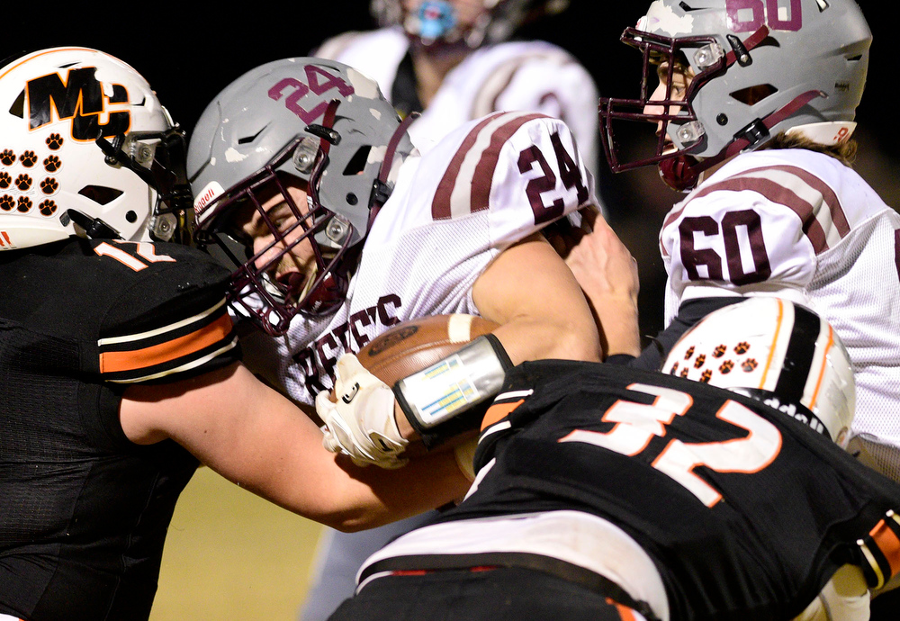 The Meigs County Tigers host the South Greene Rebels in the quarterfinals of the TSSAA football playoff on November 20, 2020.  #bestofpreps