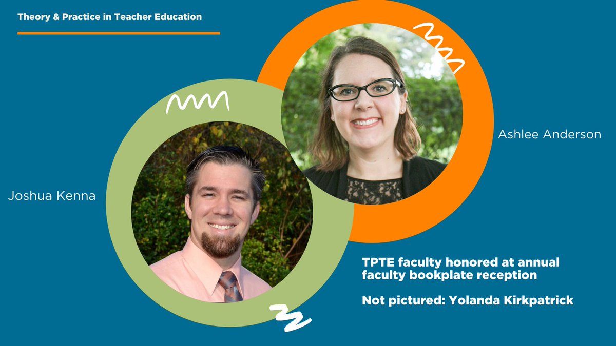 UTKTeacherEd's tweet photo. Congrats to Yolanda Kirkpatrick, Ashlee Anderson & Joshua Kenna who were honored at this yearโs Faculty Bookplate Reception held by the @utknoxville Provostโs Office & @utklibraries! ๐๐More info: https://t.co/VxfiGsH16l
@utkcehhs #utktpte #utkcehhs #utknoxville #utklibraries https://t.co/Swr5KJlQ8w