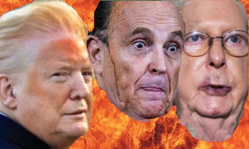 PamWanderWriter's tweet photo. Anyone else think the devil decided to create three monsters in human disguise to destroy life on earth, but he didn’t put his best designers on the job? #magats https://t.co/YuTnc2gKhl
