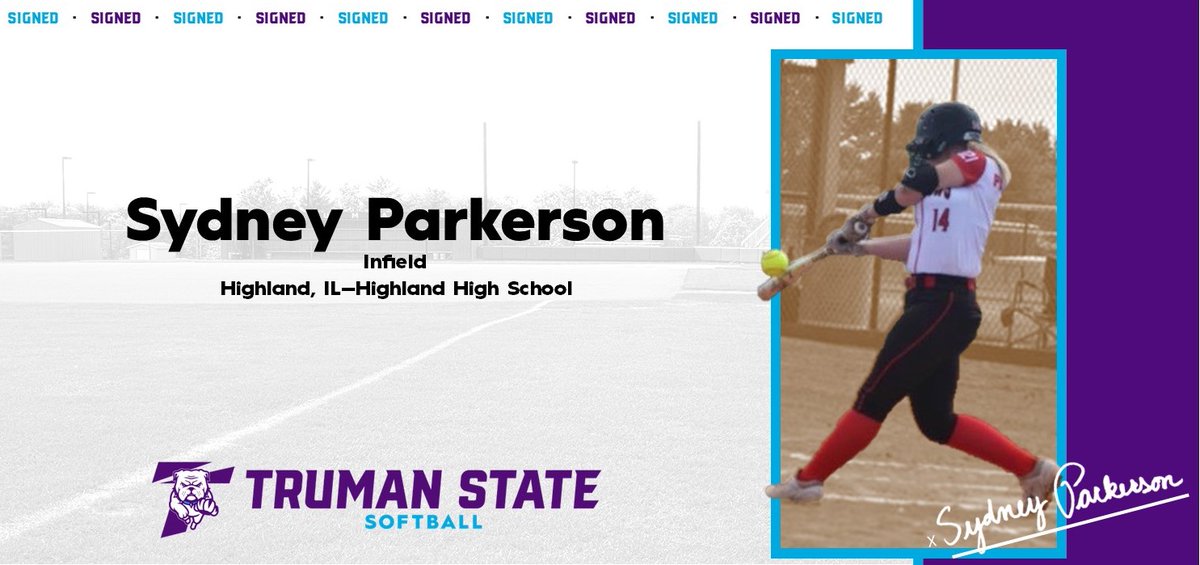 trumanstatesb's tweet photo. Also joining our program is Sydney Parkerson, an infielder from Highland, IL! https://t.co/a3gkckHQgP