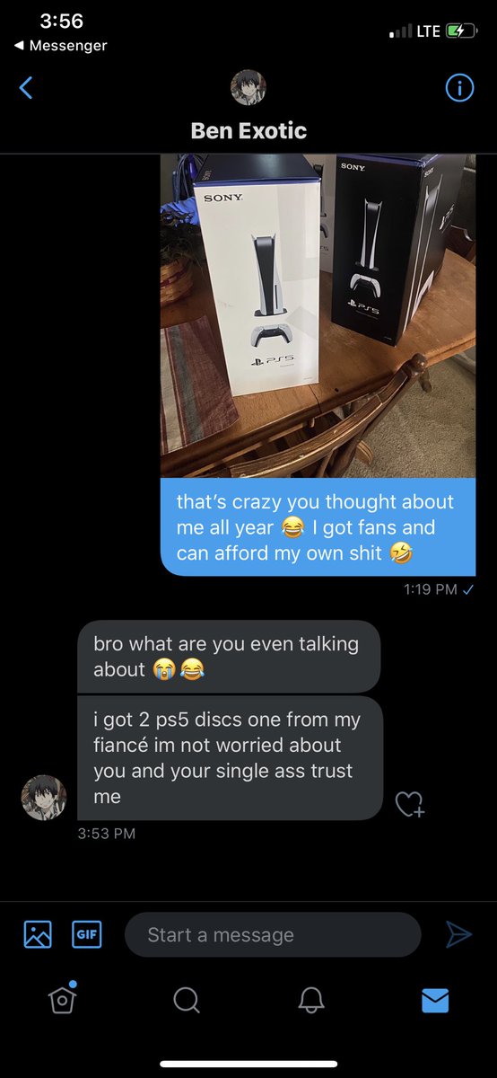 GramsToxic's tweet photo. Flexing on the wrong guy. Living rent free in they head. https://t.co/LFWJs4aSWb