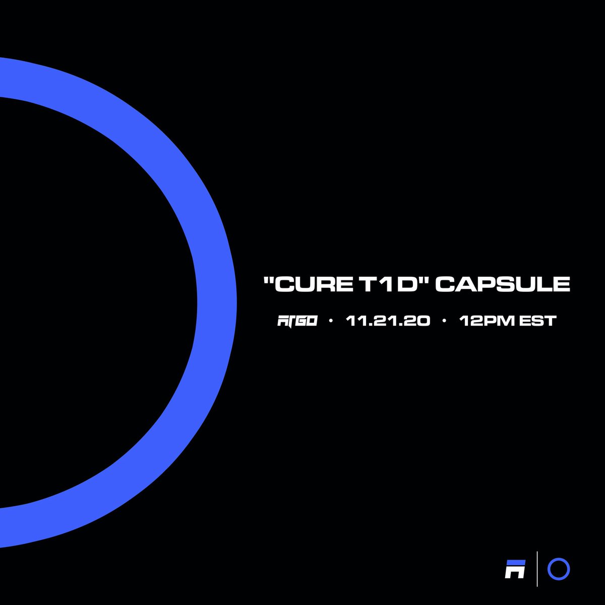ARGOstreetwear's tweet photo. “Cure T1D” capsule available tomorrow at 12PM EST. #CureT1D #type1totypenone #diabetesawarenessmonth https://t.co/t22VVWlUHI