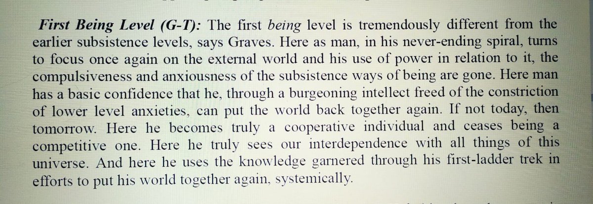 Clare Graves, 1974: Human Nature Prepares for a Momentous Leap.

👏👏👏