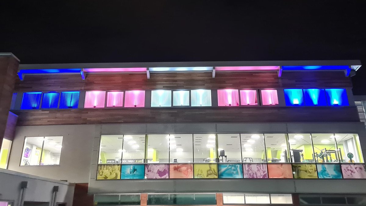Out volunteers & young people lit up @YESDumfries tonight for #TDoR2020
