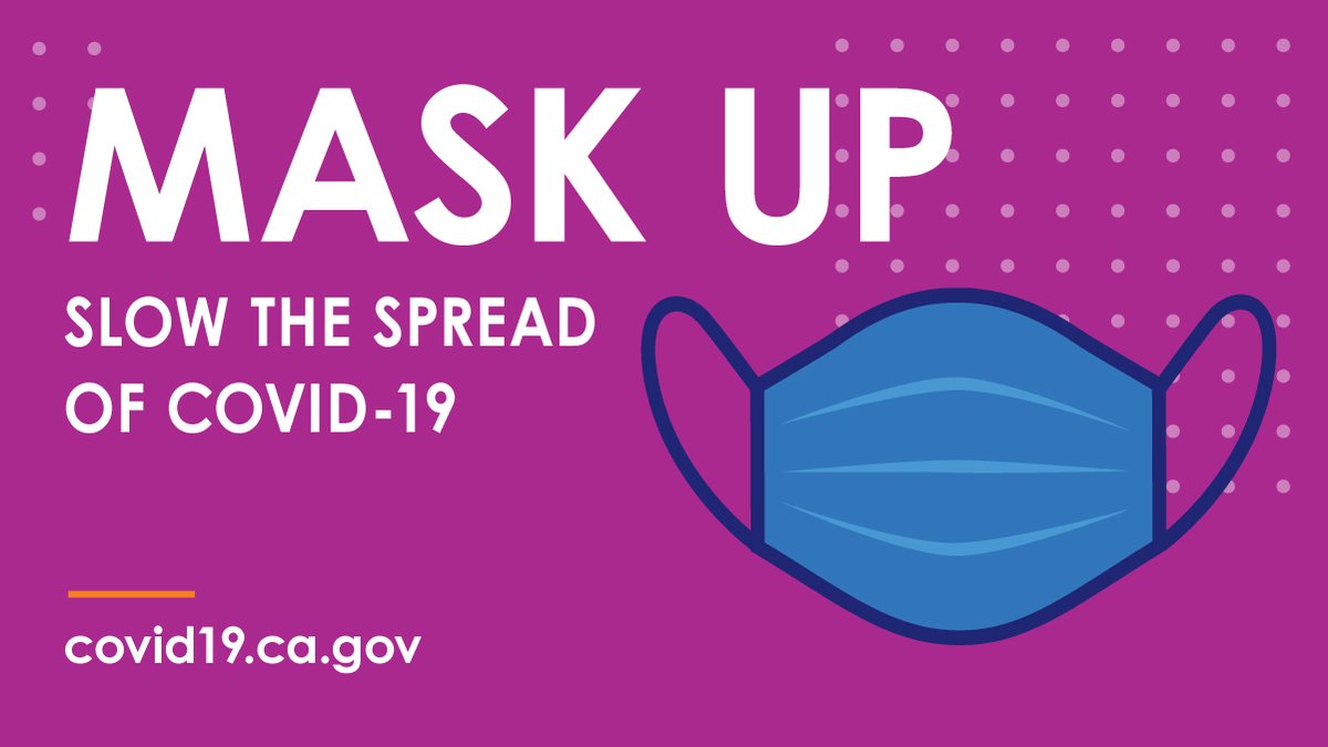 CA is experiencing the fastest increase in #COVID19 cases since the start of the
pandemic. It is crucial that we all do our part to #StoptheSurge!
😷 Wear a mask.
🧼 Wash your hands.
🚫 Limit gatherings with people outside your household.
📲 Learn more: covid19.ca.gov