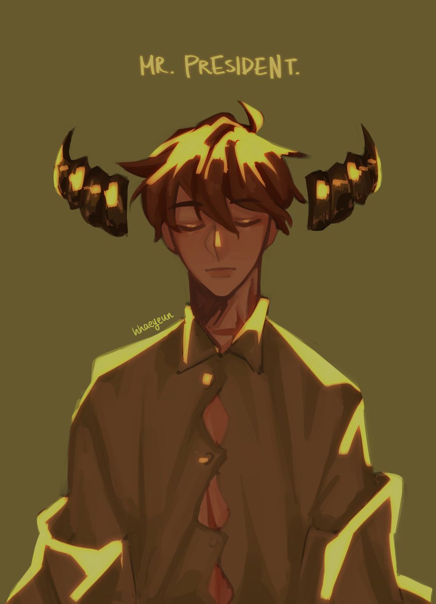 pic Tubbo Fanart President also i tried giving him firework scars