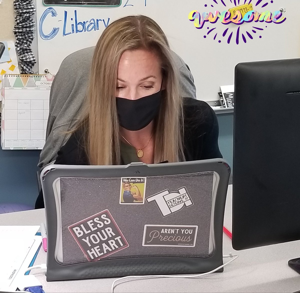 Deweerd_Amanda's tweet photo. I'm thankul for an administrator who will jump on WebEx at a moment's notice to say happy birthday to remote students, or gladly moderate a mock SS debate. @Rosehill512 #BetterTogether https://t.co/rANBKFcTTD