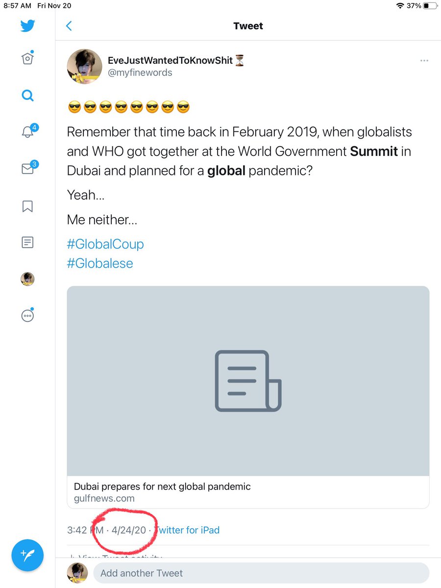 Today, we know these bastards spent much of 2019 war gaming precisely what we have endured, long before it happened.