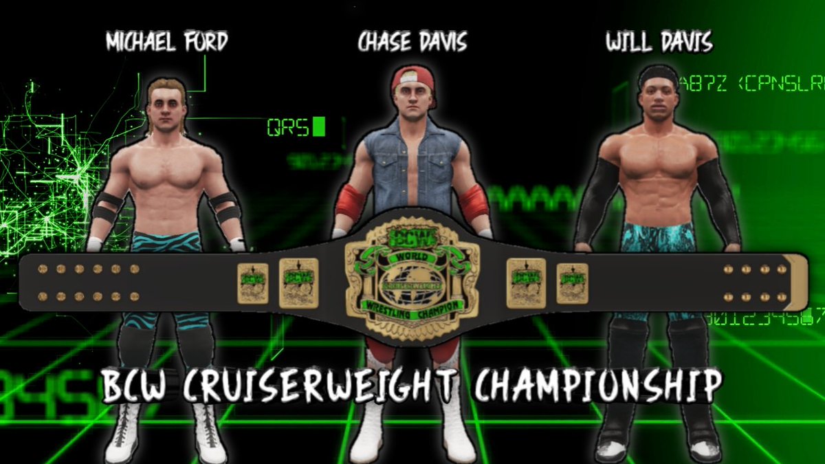BCWwrestling20's tweet photo. #BCWRebirth CRUISERWEIGHT TITLE TRIPLE THREAT MATCH! 10PM ON #TWITCH (Hustlewrestling13) https://t.co/dfrSuznfWF
