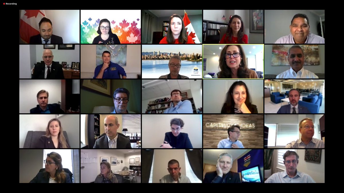 Today <a href="/CdaRachelM/">Rachel McCormick</a> celebrated the Consulate of Canada in #Houston’s 15 yr anniversary w/ a virtual roundtable on #Canada - #Texas #trade &amp; #energy linkages w/ friends @ghpartnership <a href="/CanadaTexasCC/">Canada Texas Chamber</a> <a href="/ricealliance/">Rice Alliance</a> @Ihsmarkit @houstonmotia @bechtel <a href="/bcmhouston/">BCMHouston</a> &amp; #BC, #AB, #ON, #QC