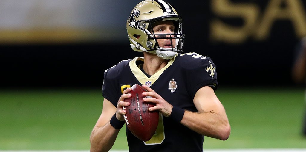 HalfTimeFoot's tweet photo. El QB Drew Brees es colocado finalmente en la lista de lesionados del equipo. https://t.co/5Squd3N60C