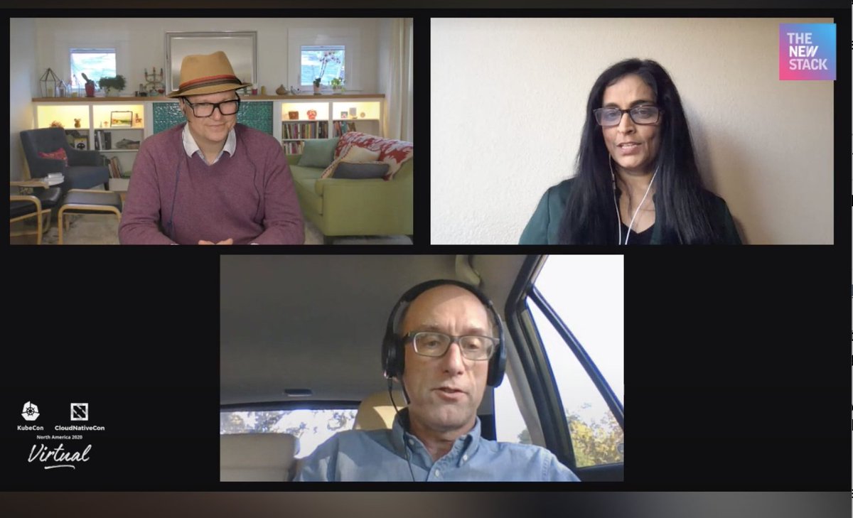 thenewstack's tweet photo. This has been our last livestream from #KubeCon NA 2020! Thanks again to our guests @NandaVijaydev and
@tapbluedata from @HPE for their insights on building scaleable machine learning applications and MLOps on Kubernetes. This is an exciting time for data engineers! https://t.co/DYe0FrZLh3