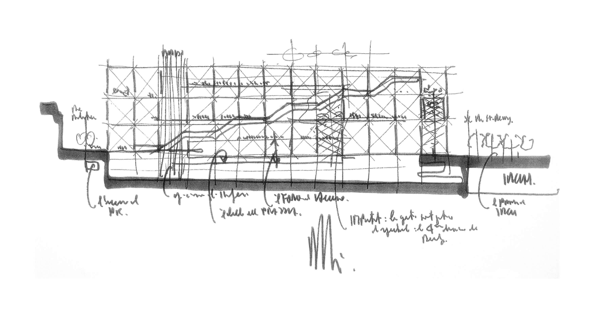 11/ High-tech post-modernism was a techno utopian response to Deconstructivism, that failed to unseat Deconstructivism in the West, but found support in the East. Advances in construction allowed structural elements to be placed on the outside, evoking transparency and openness.