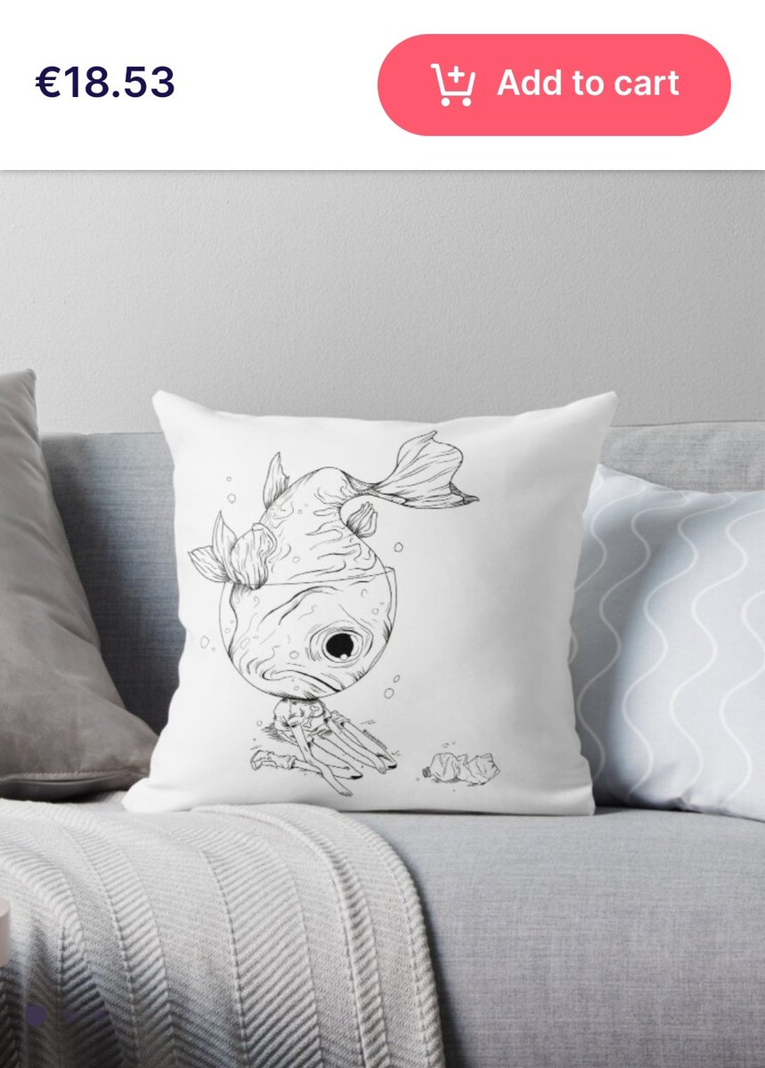 gommarossa's tweet photo. I'm waiting you in my shop on @redbubble ❤️
https://t.co/UsLCMdg6km
. 
#redbubbe #procreate #fish #sadfish #illustrator #illustration #surrealart #shop #pillow #home
#draw #drawing #digitalart #paint #painting #sketch #sketching #sketchart #darkart #deepart #instagram #facebook https://t.co/hVJlT1aX2m
