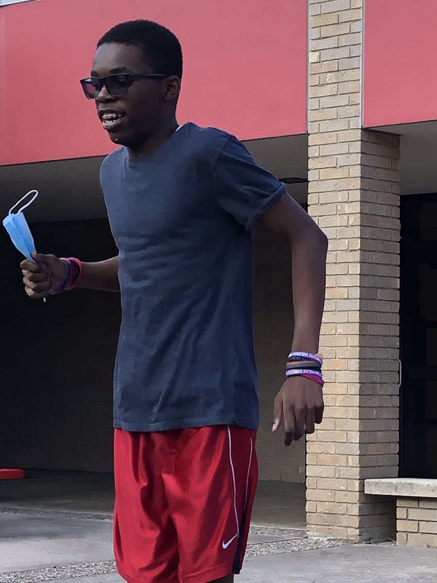 Yesterday and today we celebrated a fantastic student and friend! He’s heading off to start a new adventure! Jaden, we will miss you like crazy! Your spirit is infectious! <a href="/HumbleISD_KMS/">Kingwood Middle</a> #kmscougarpride