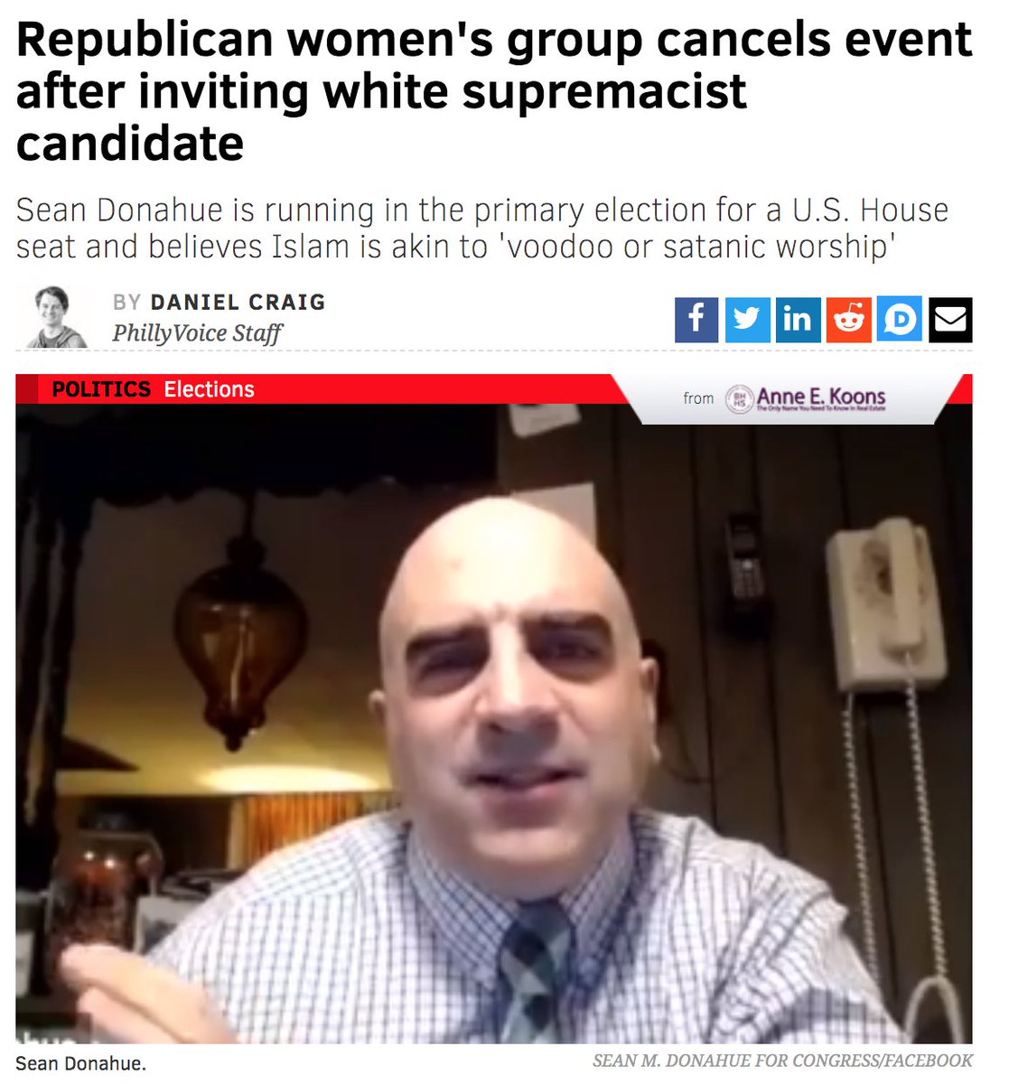 Speaking of white supremacists, Marsala also associates with Pennsylvania based Neo-Nazi Sean Donahue, who ran for Congress on a platform to bring back racial segregation. Donahue even reviewed Marsala’s self-published book on Amazon. Five stars!