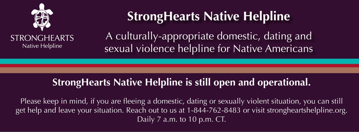 We are here to listen. 💜

#Covid19 #Openandoperational #Pandemicupdate #DV #Native