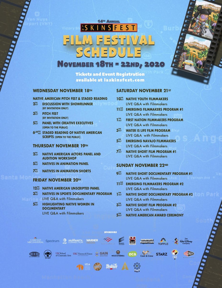 LASKINSFEST's tweet photo. We have amazing panels scheduled with #NativeAmerican  filmmakers this weekend! LIVE Q&amp;As with Filmmakers are free! 4 more info in how to register, please visit: https://t.co/C92WthMUnr   
Film programs r available OnDemand from 11/19-11/22. https://t.co/lJn0qcpmF0