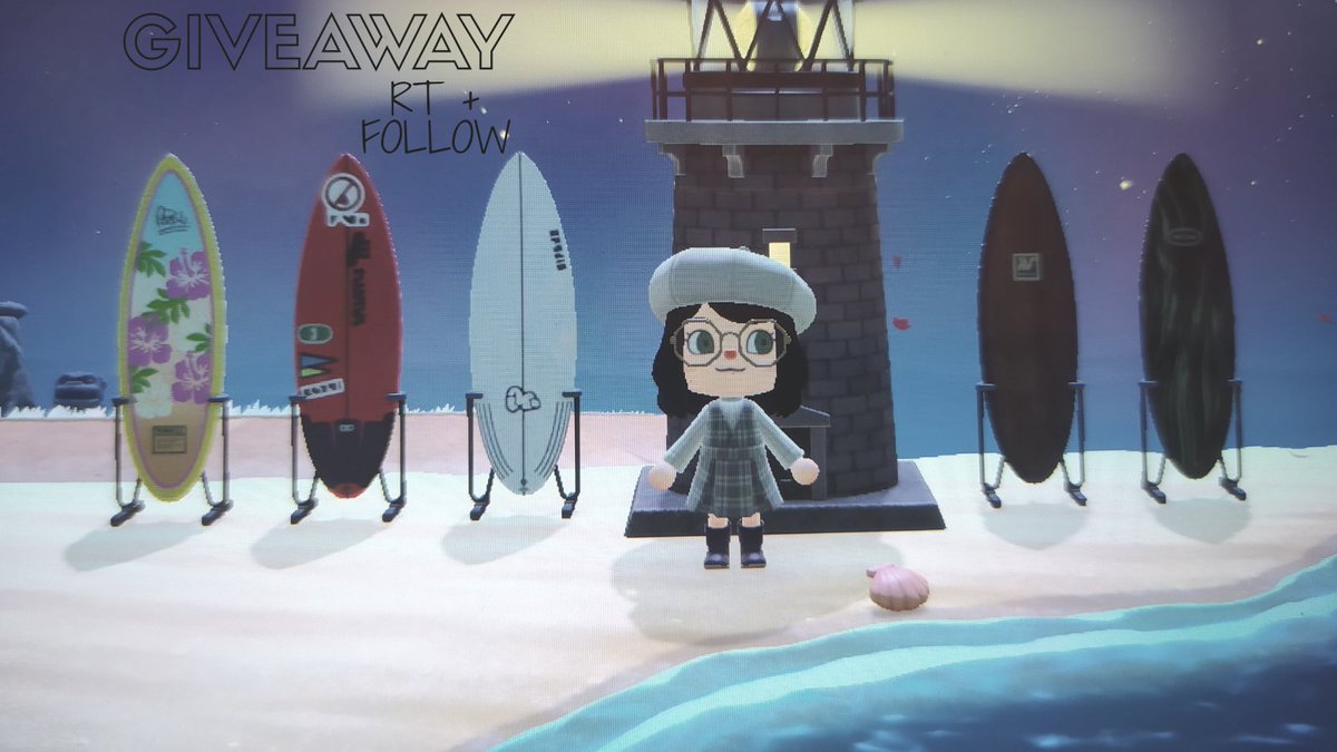 KaalaACNH's tweet image. GIVEAWAY › 

✨ RT + FOLLOW pour participer 

Gagne l'ensemble des planches de surf et le phare brun ! 

TAS le 22/11 ! Bonne chance 🍀

#ACNH #ACNHEntraide #AnimalCrossingNewHorizons #ACNHGiveaway #ACNHGiveaways
