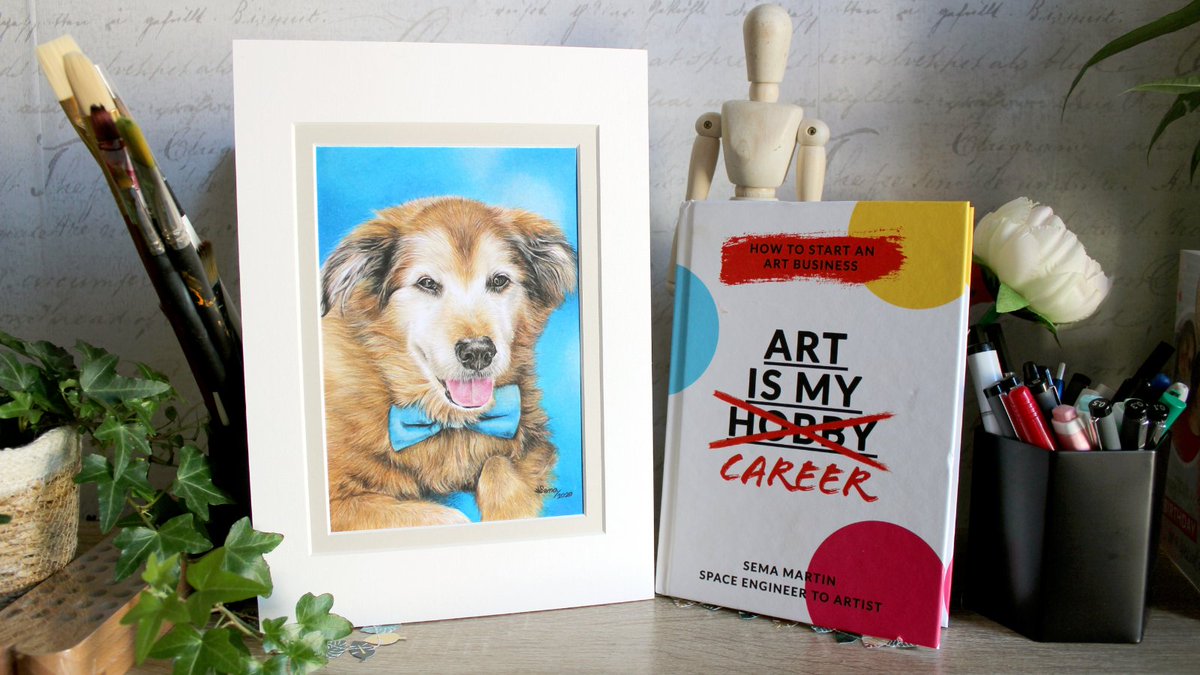 learnmycraft's tweet image. Turn your pet portraits into a viable income for you and your family. I am a full-time pet portrait artist and have been for four years. Learn more and get the book here: l8r.it/p5Li
#doghour #artbiz #artist #Christmas2020