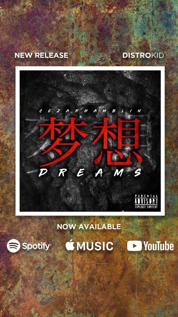 Dreams out everywhere keep running this up over 2k streams so far , much love to all the supporters #RT 👊💯 open.spotify.com/album/3Gv62eK8…