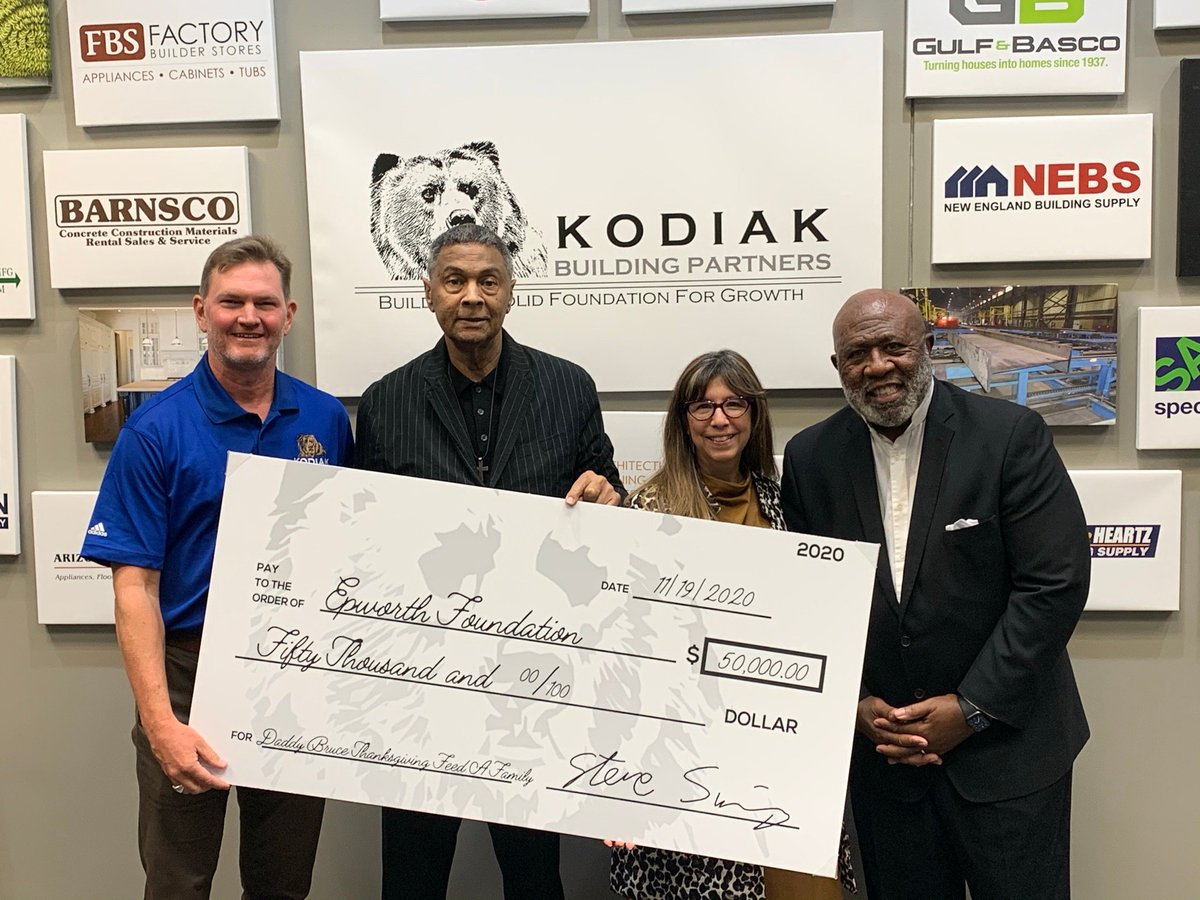 At Kodiak, we believe in supporting the communities we live in. We are proud to have led the effort to raise over $50K for the Daddy Bruce Thanksgiving Feed A Family event this year which will feed over 10,000 families in need in Denver! #teamkodiak #givingback