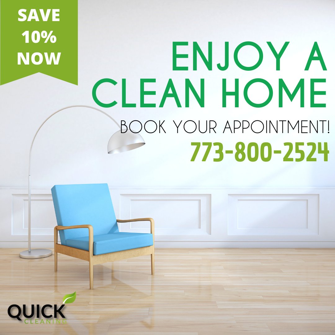 QuickCleaningCh's tweet image. ✅If you are looking for a professional deep clean of your house or apartment, our service has you covered.  
✅Save 10% and book your appointment today.
#cleaning #housecleaning #chicago