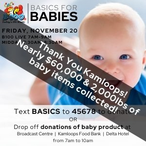 kamfoodbank's tweet photo. #Kamloops Thank you for helping our littlest clients! Together local business sponsors &amp; an outpour of individual donations raised nearly $60,000 &amp; 2,000lbs of baby product for #BasicsForBabies
Your kindness ensures these babies have the items they need ❤️
#HungerFreeCommunity https://t.co/V4da1n8KTL