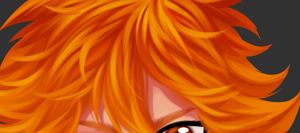 Me hice un nuevo pincel para colorear cabello y pues... esta quedando así... je