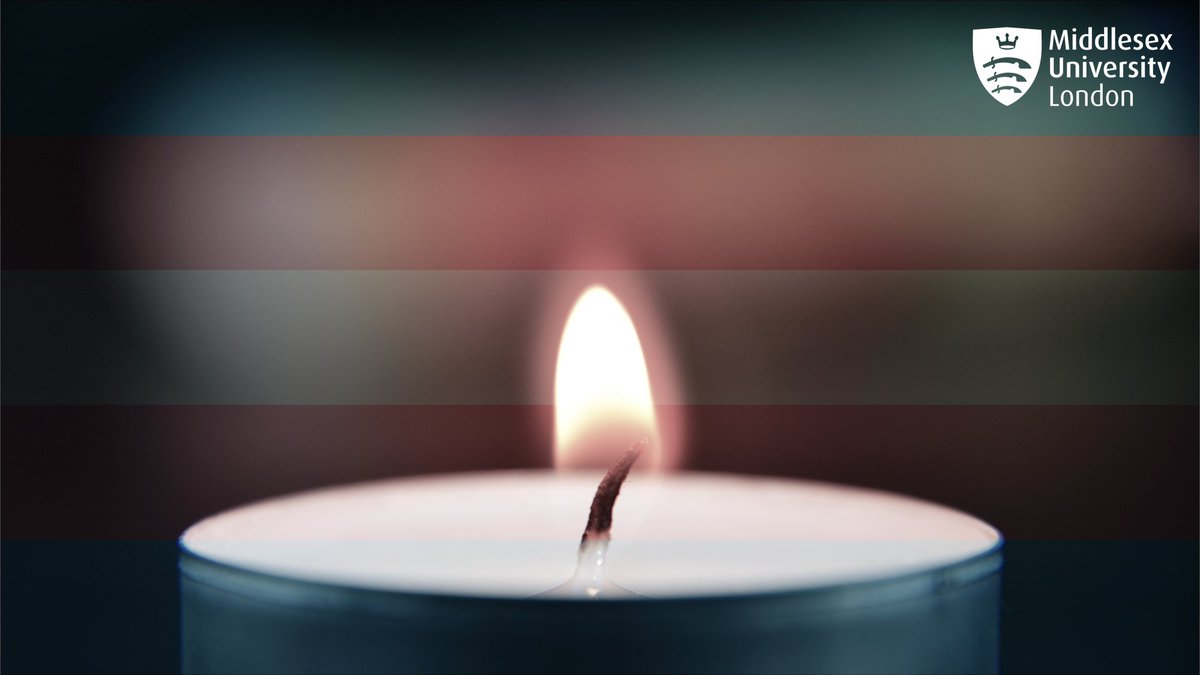 Candle and trans flag