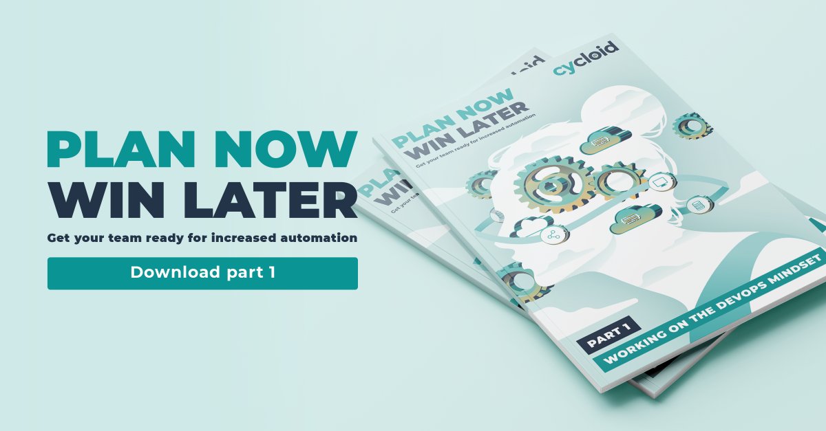 cycloid_io's tweet photo. Download this free eBook and learn how to implement the DevOps thinking that's going to help your team thrive in a world of increased automation: https://t.co/I0EyrgFayx #devopsframework https://t.co/npE1lHdGhh