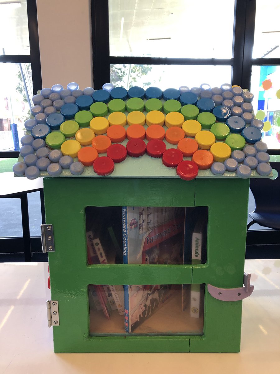 AllisonRainbow's tweet photo. Our Little Libraries are finished! We can’t wait to see these up around the school @LidcombePS #readersareleaders https://t.co/UWu1i0EXfl