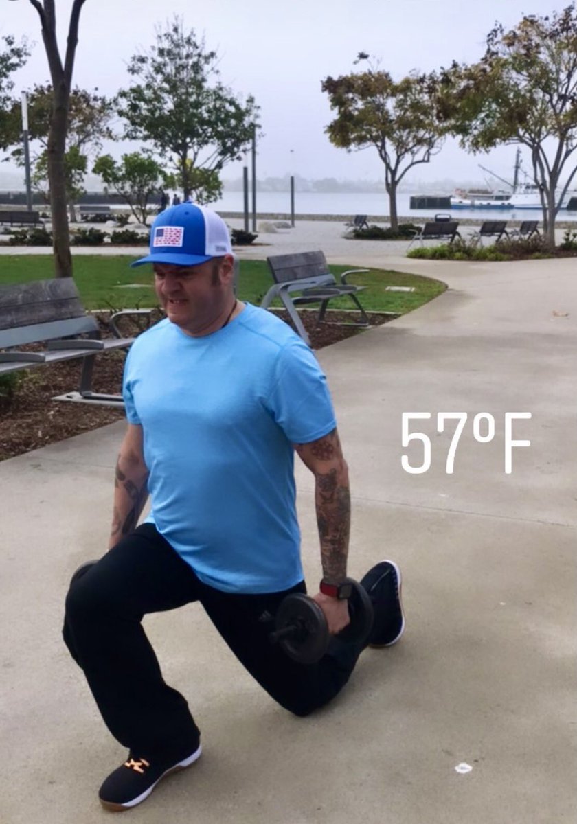 CHEFKIEFFER's tweet photo. Thanks to my trainer and coach @guintomany, all the progress I’ve been making has been outside of my comfort zone🙌 #chefkieefer #djnourish #culinaryfit #goals #wellness #newbeginnings #transformation @nobullproject https://t.co/FzotIriKtd