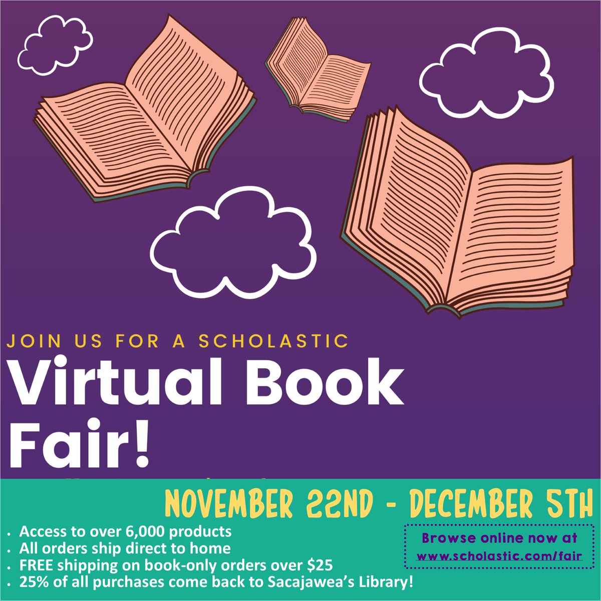 Our Virtual Book Fair is coming Sunday, November 22nd!
bookfairs.scholastic.com/bookfairs/cpto…