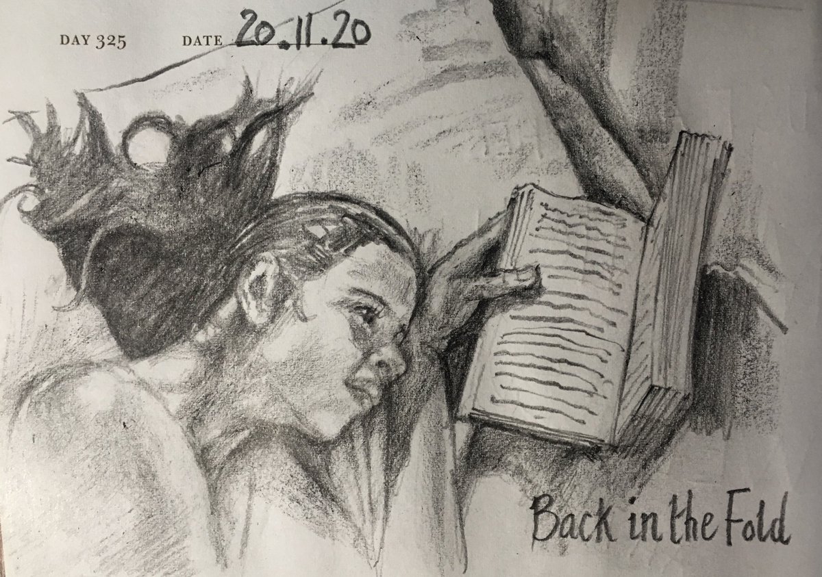 Venster67's tweet photo. One Sketch A Day 20.11.20
โBack in the Foldโ
#backinthefold #isolationover #family #aslightreturn #portrait #onesketchaday #visualjournal #art #illustration #pencilsketch https://t.co/wTX0Iz7Xhs