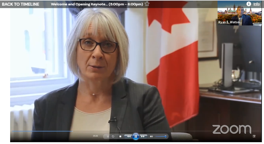 babzerz's tweet photo. Thanks @PattyHajdu for bringing greetings to @PhysioCan's virtual summit! #CPAvs2020 https://t.co/YUbV5qNH1u