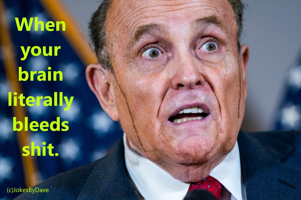 drodenhiser's tweet photo. #RudyGiuliani #rudygiulianihairdye #Election2020 #Trump #humor https://t.co/VkXEr4BgHo