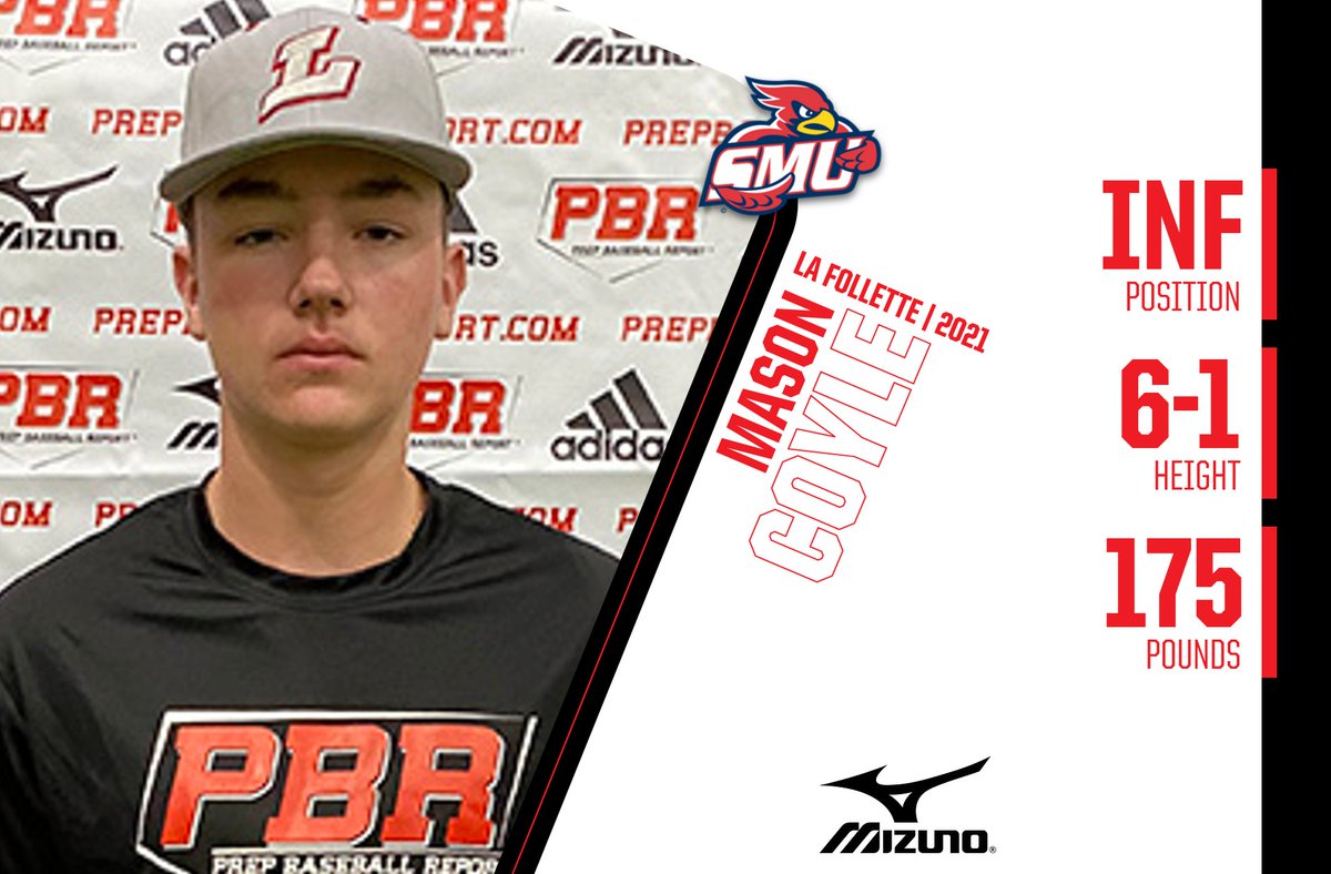 INF Mason Coyle (<a href="/Lancer_Baseball/">La Follette Lancers</a>, 2021) commits to <a href="/SMUBaseball/">SMU Baseball</a>.

👤 PROFILE: bit.ly/3fgp4iC