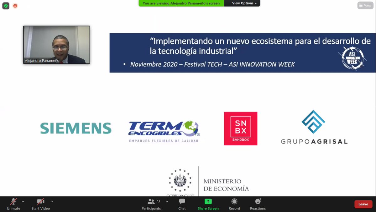 TernovaGroup's tweet photo. Te compartimos parte del conversatorio: Implementando un nuevo ecosistema para el desarrollo de la tecnología industrial en el cual participó Melania Parada, nuestra Gerente de Innovación y Mejora Continua.
#ASIInnovationWeek2020
@asielsalvador https://t.co/pOxMQoLbTR
