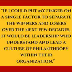 NPCampaigns's tweet photo. Is your nonprofit organization focused on Developing a Culture of Philanthropy? Learn How: https://t.co/3Ex09M58hS

#PhilanthropyFriday #philanthropymatters #cultureofphilanthropy #nonprofitfundraising #donordevelopment #nonprofitcampaigns https://t.co/4zTHcUAgH1