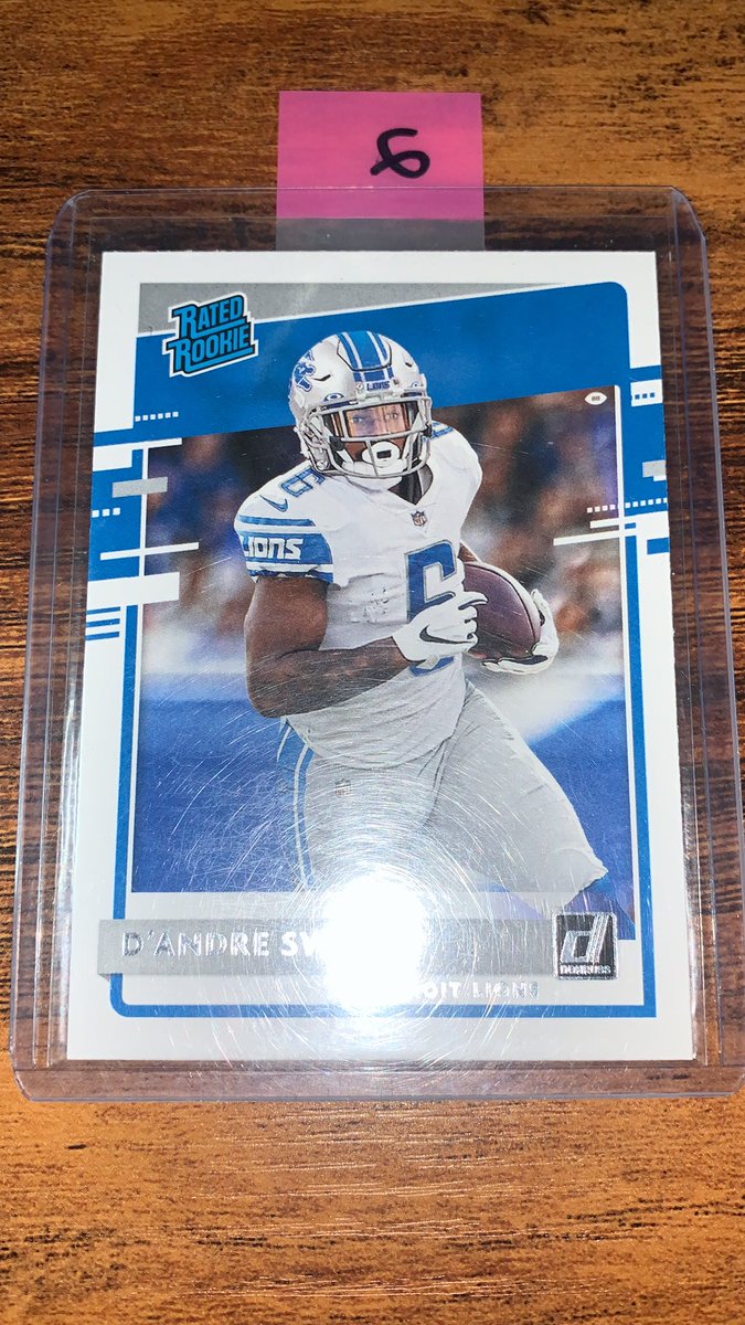 D’Andre Swift Donruss Rated Rookie $3 PWE  @HobbyConnector