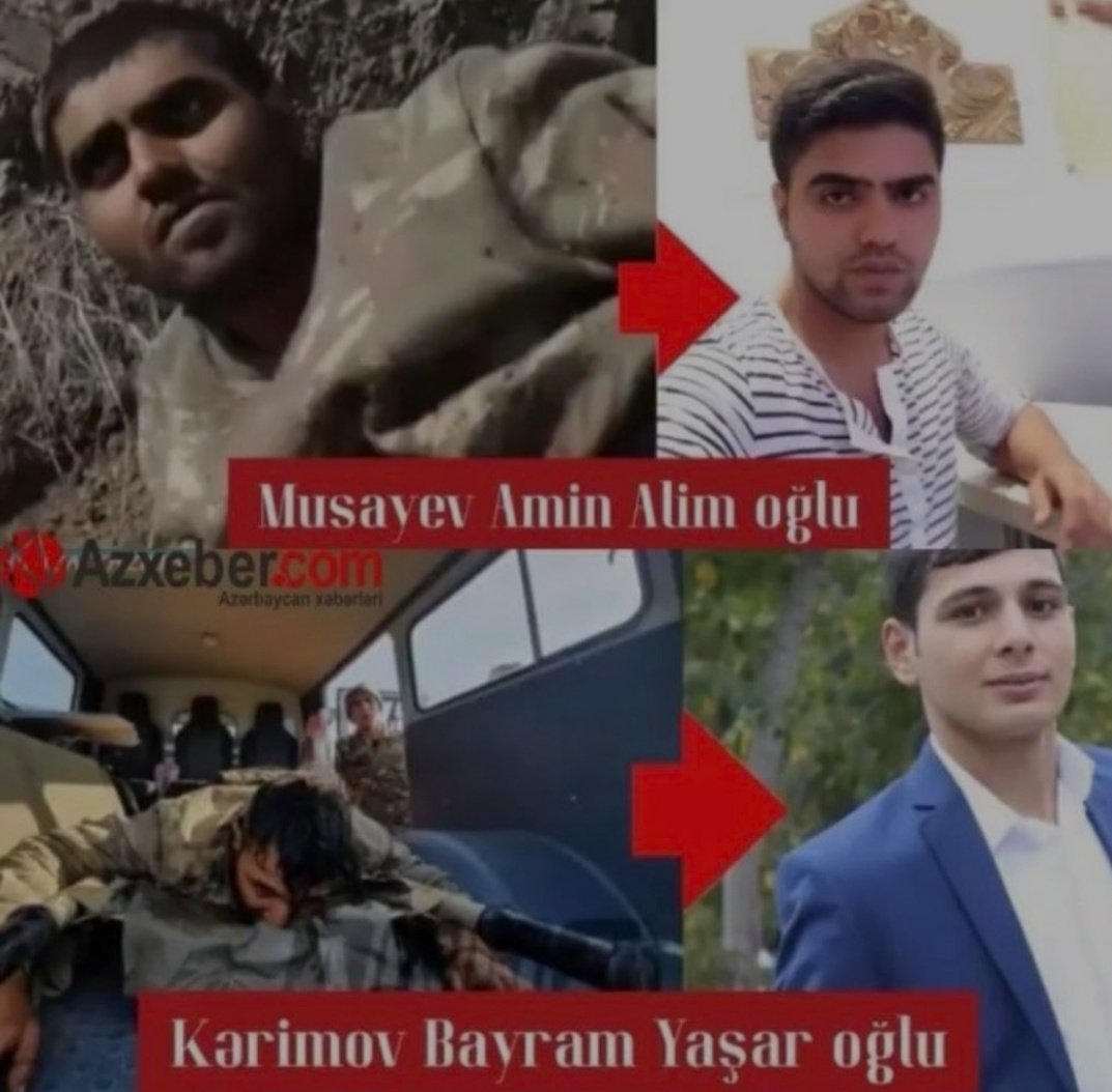 NezrinM6's tweet photo. Our soldiers Musayev Amin, #KerimovBayram and #RustamovRuslan were wounded captives.After Russian peacemakers came to Karabakh, they were taken as captives by Armenians.There is no information about them!International Committee of the Red Cross should do smth! #bringbackAmin https://t.co/a0U8STWggi
