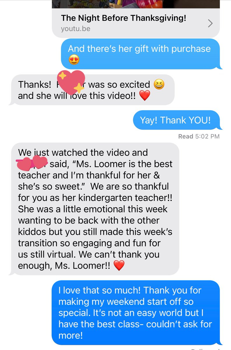 MsLoomer's tweet photo. This month’s scholastic gift with purchase is a read aloud video from your teacher! With a personal delivery of course 😘 Please place orders using our class code: GRKGN. #weekendfuel #loomerslearners #caringconnections https://t.co/i9IKmupwID