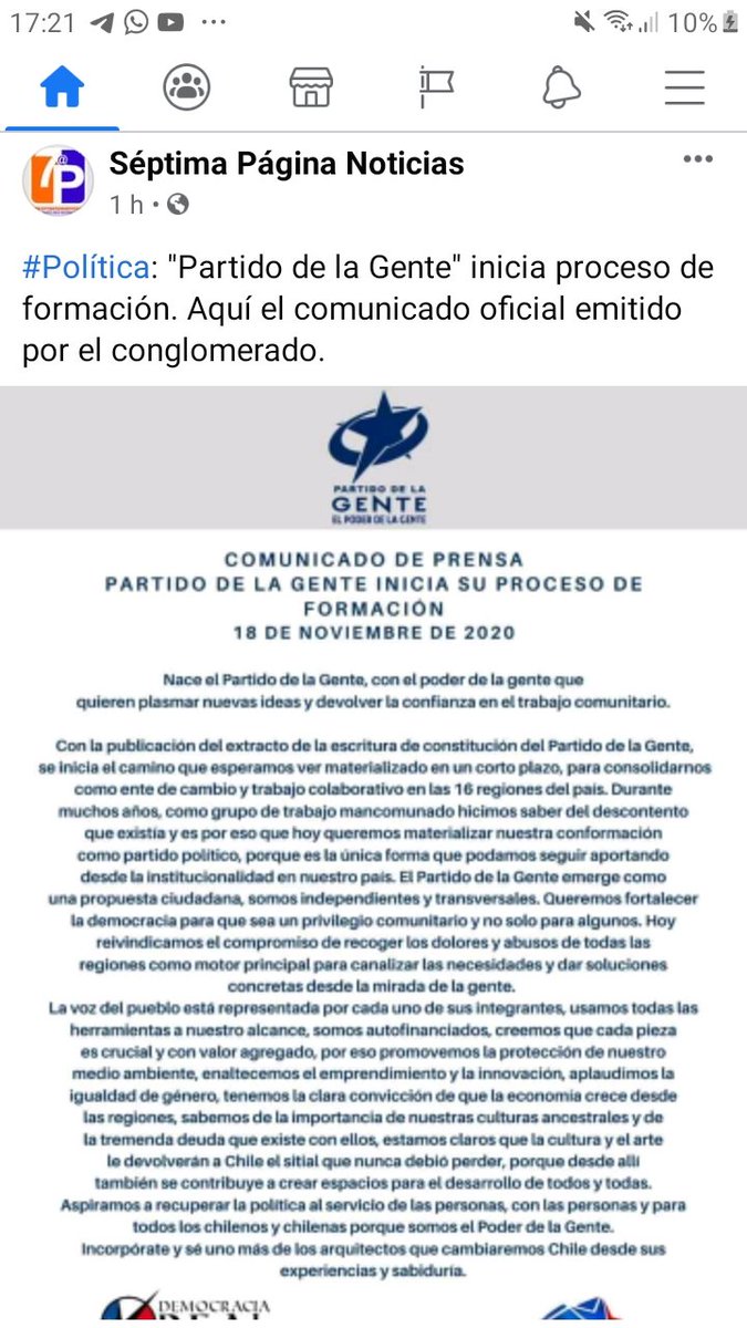 PartidodelaGente.CuartaRegion tweet media