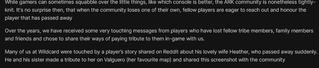 ladyteruki's tweet photo. Thanks to @NotDollie, this is my first time crying while reading an #ArkSurvivalEvolved Community Crunch. https://t.co/R8sDRmn3GK