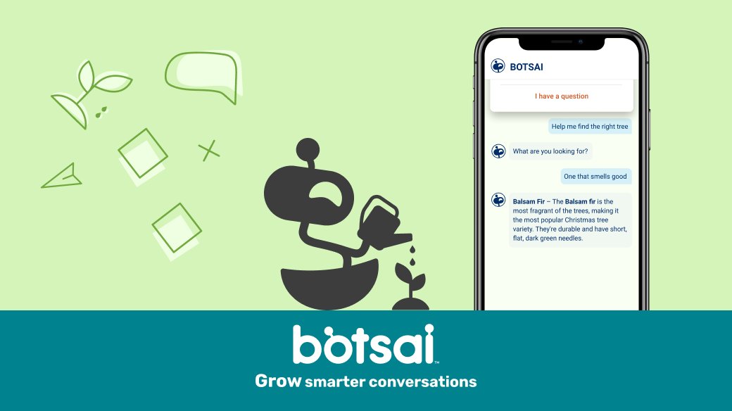 BotsaiHQ's tweet photo. We'll only judge you a little if you're already decorating. 🎄

#holidayseason #christmastree #nocode #chatbot #data #innovativetechnology #cincinnatitech #easytouse #smartconversation #customerexperience https://t.co/ARptHBW2Co
