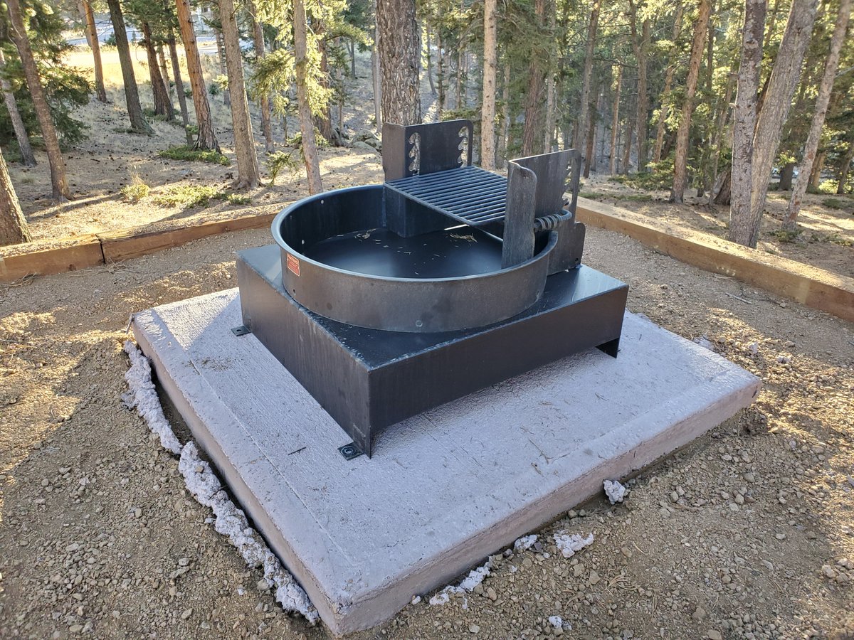 CPW_SE's tweet photo. After record visitation @COParksWildlife state parks, many are busy making improvements. @MuellerStPark is upgrading 73 campsites incl new fire pits. Two sites will be converted to be handicapped accessible, requiring a placard to camp there. The views need no upgrade! (2/2) https://t.co/2eMQN9wvYl