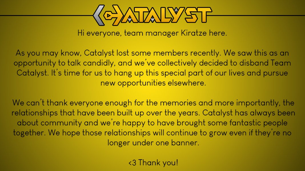 Catalyst tweet media