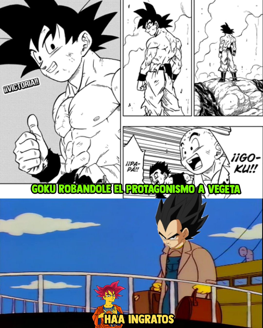 Goku auf Twitter: „Les gusto el final? #DragonBall #DragonBallSuper  #DragonBallSuperManga #DBS66Spoilers #Goku #Vegeta https://t.co/54pgnrJm2c“  / Twitter